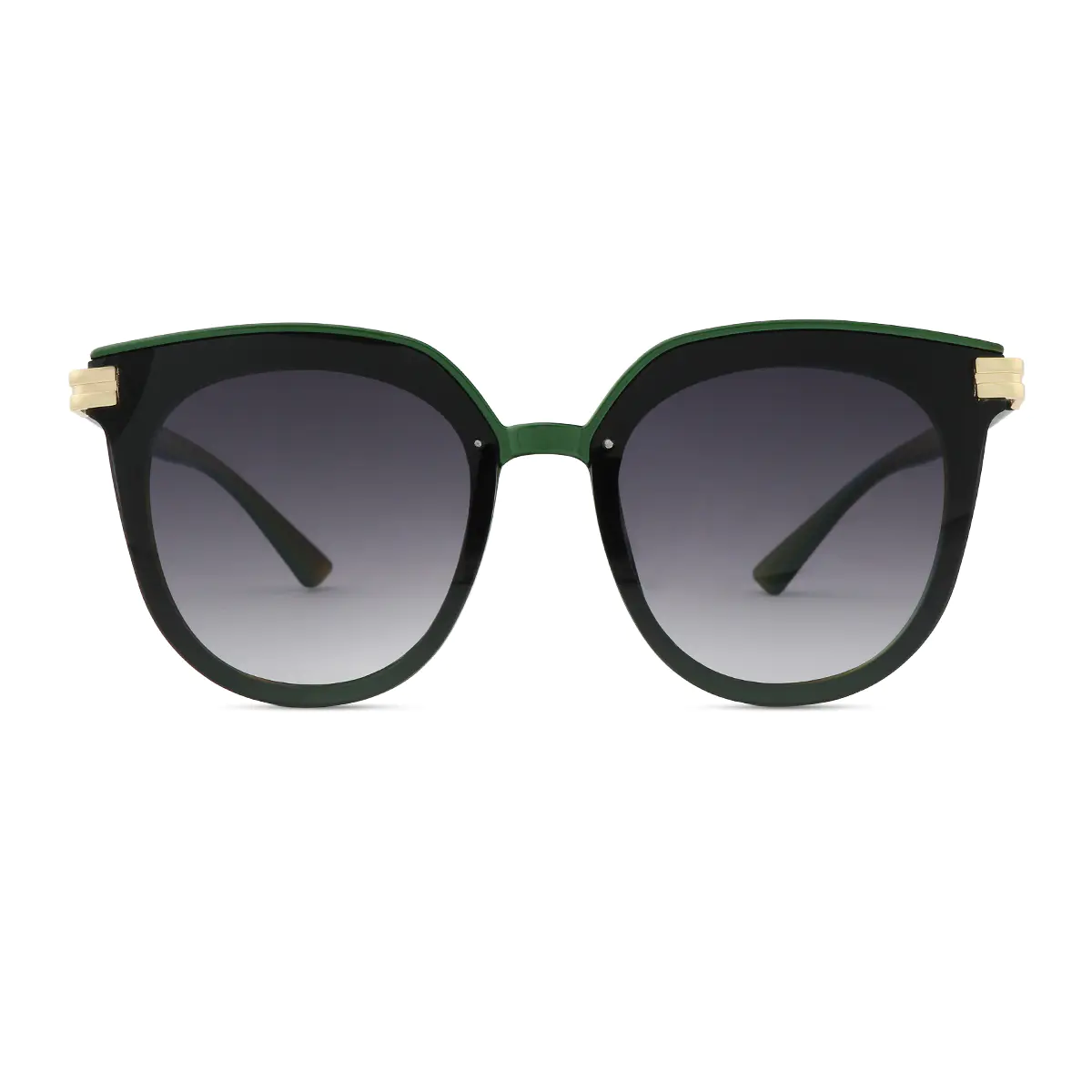 Cat-eye Green Sunglasses