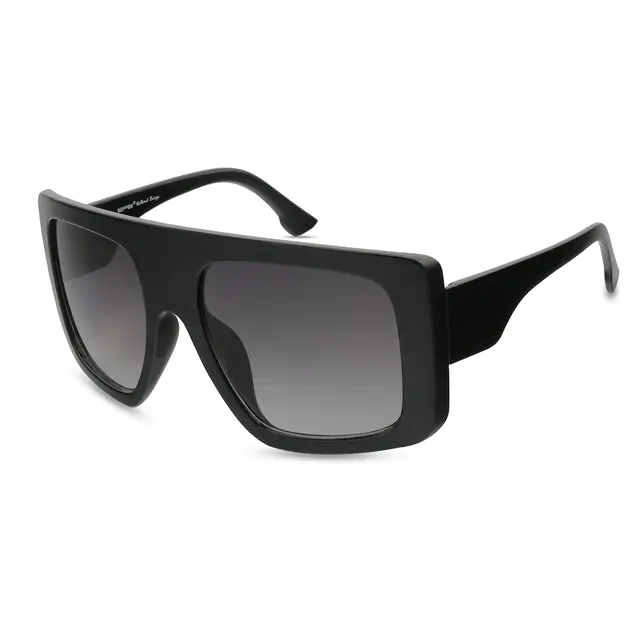 Square Black Sunglasses