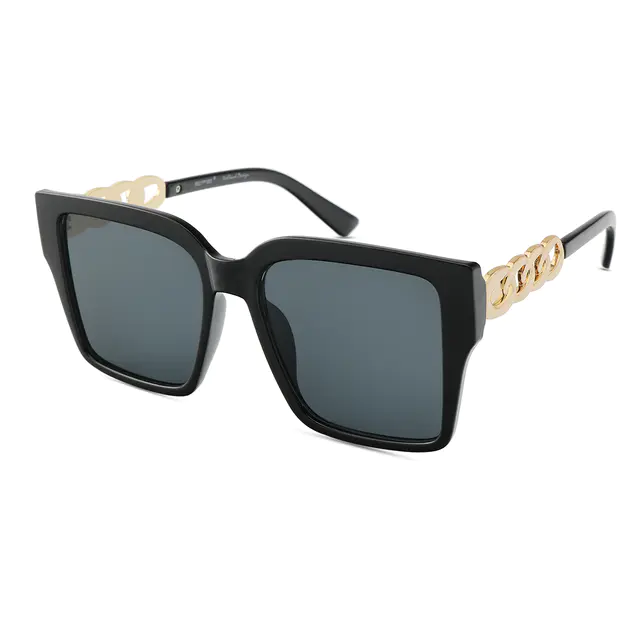Square Black Sunglasses