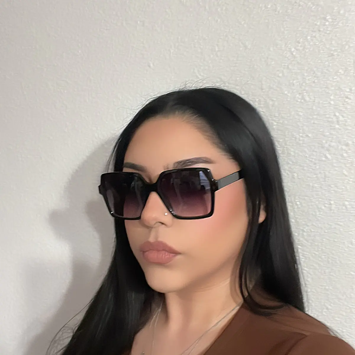 Square Black Sunglasses
