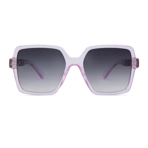 Square Gradient Gray Sunglasses