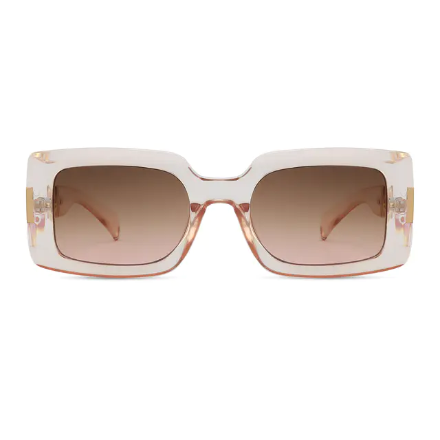 Rectangle Pink Sunglasses