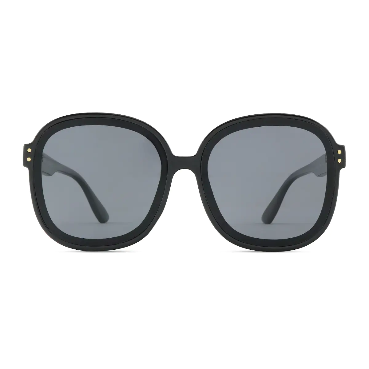 Round Black Sunglasses