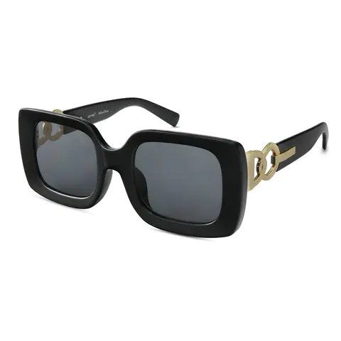 Square Black Sunglasses