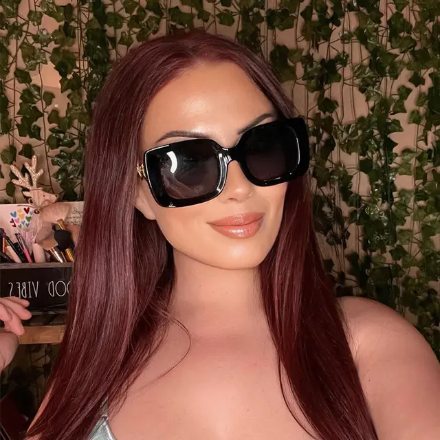 Square Black Sunglasses