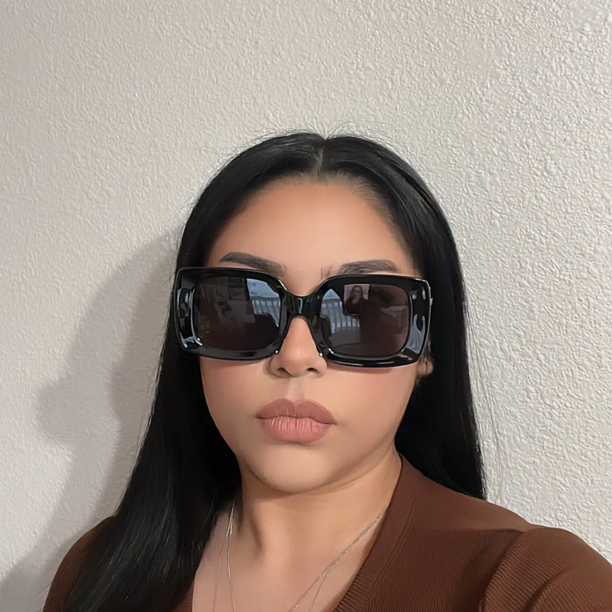 Square Black Sunglasses