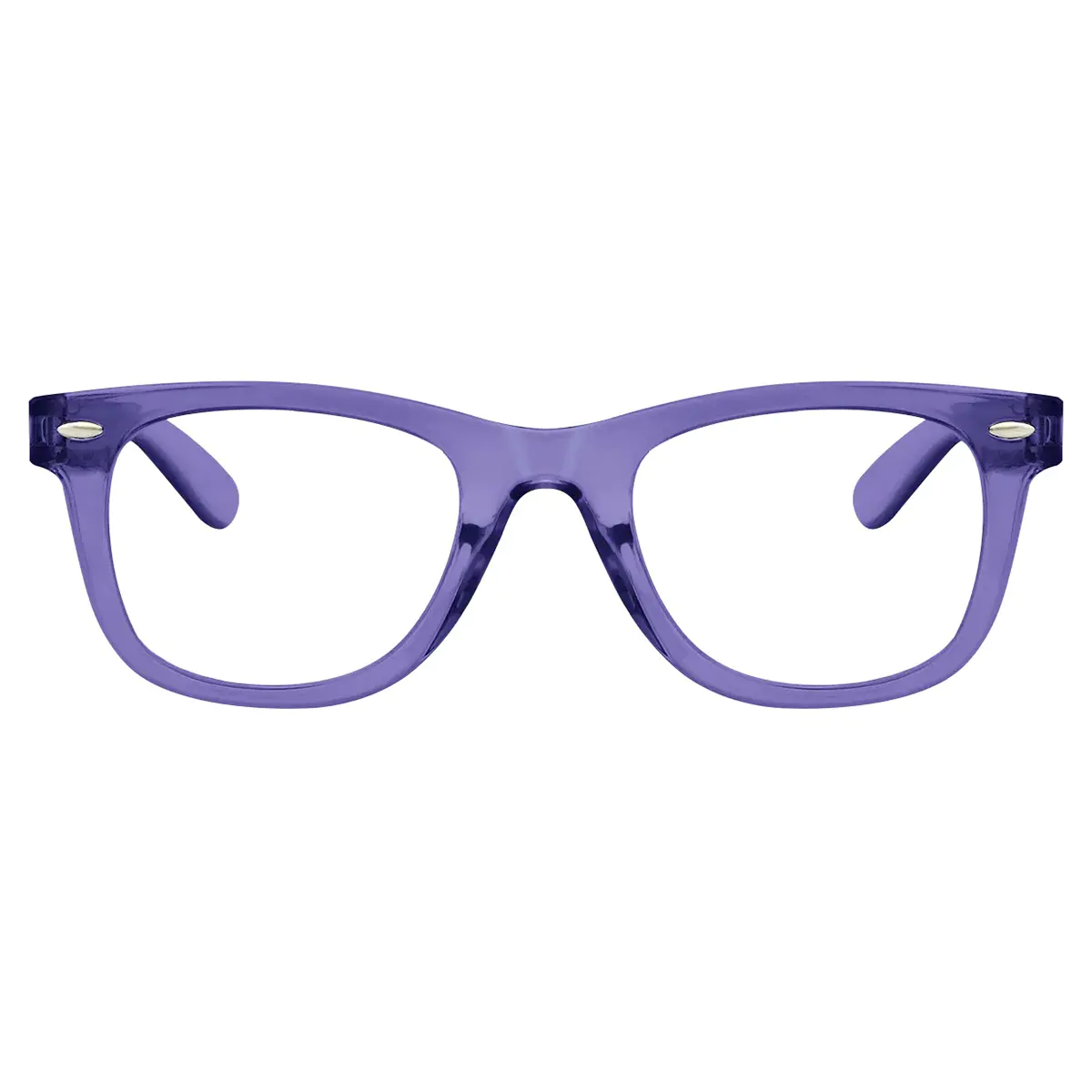 Square Purple Reading Glasses