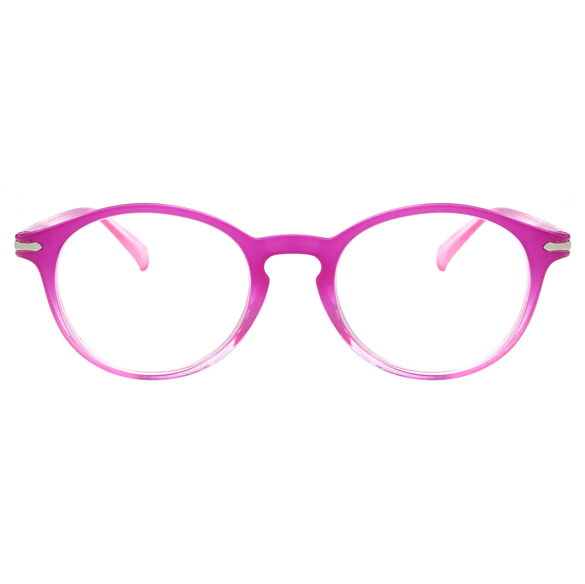Oval Pink Reading Glasses