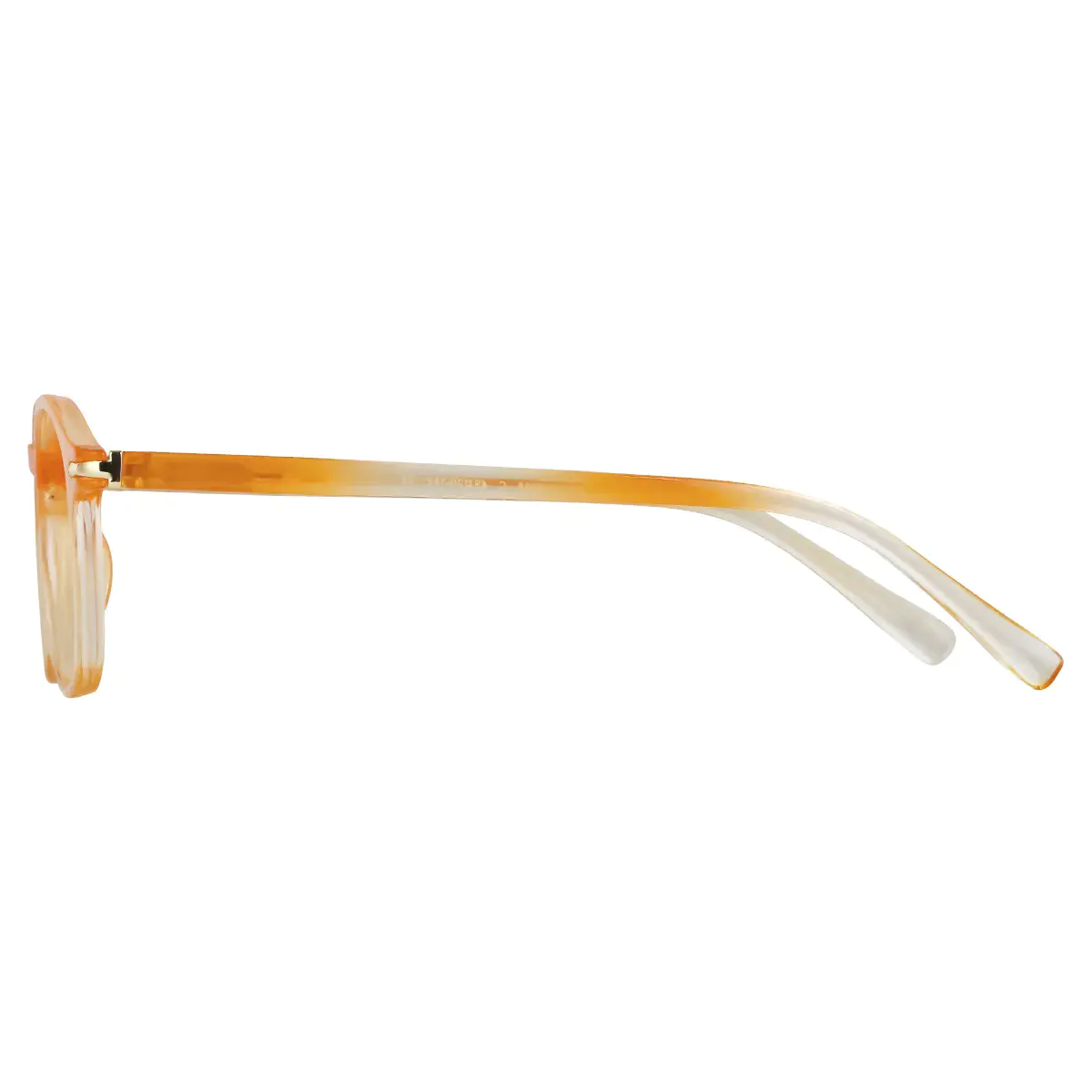 Oval Yellow Reading Glasses