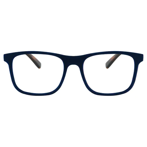 Square Blue Reading Glasses