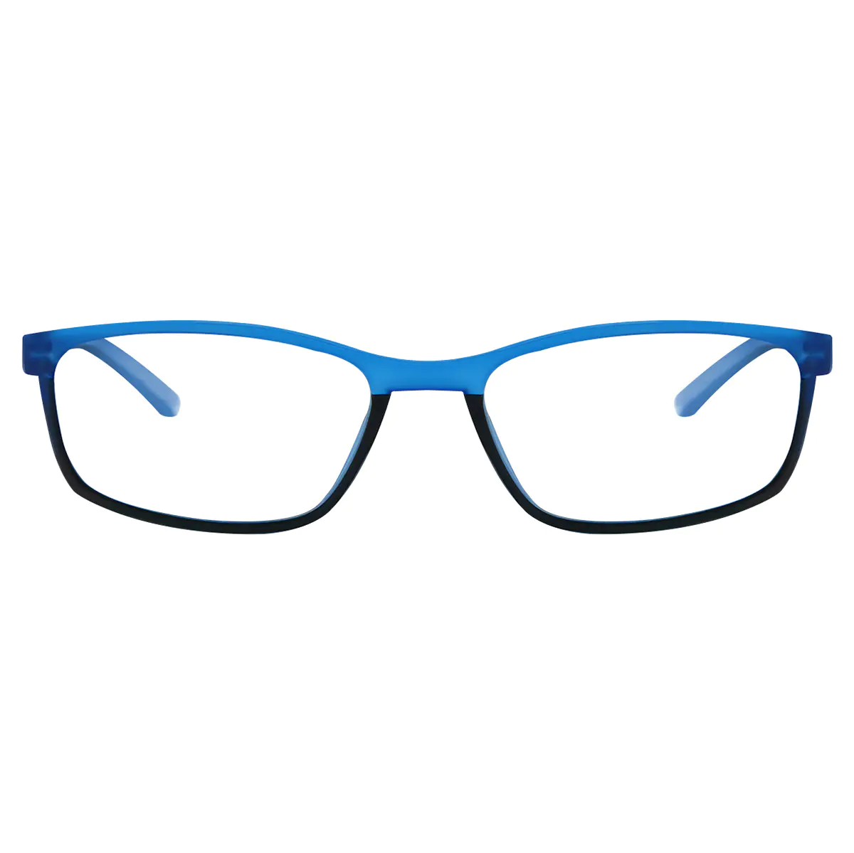 Rectangle Blue Reading Glasses