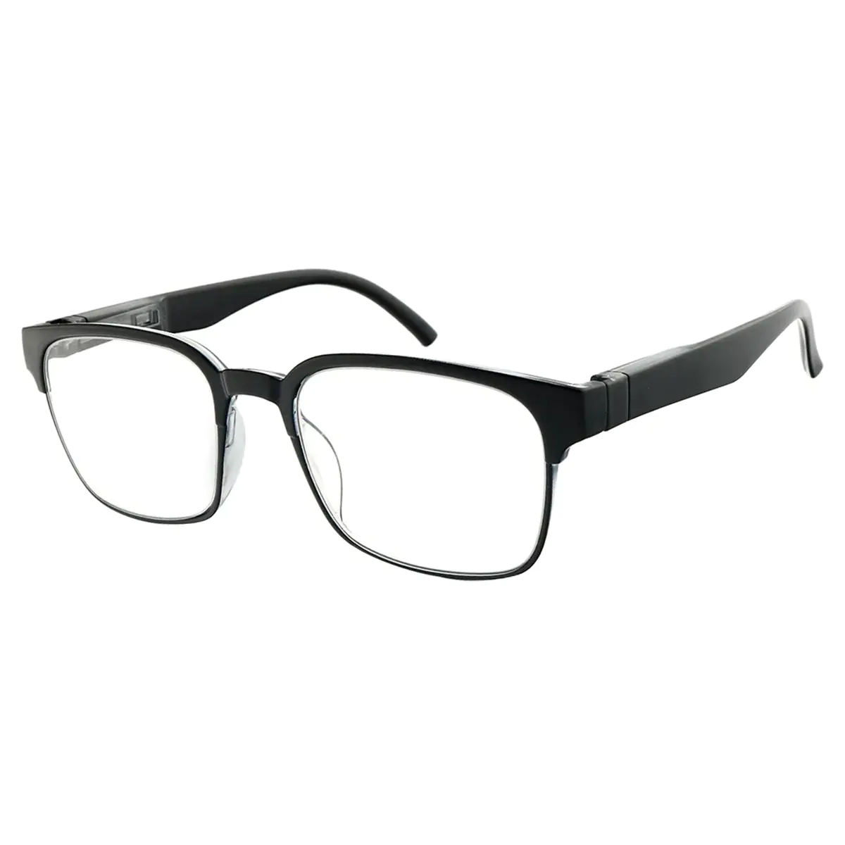 Square Black Reading Glasses