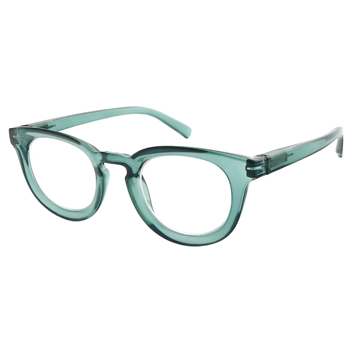 Cat-eye Green Reading Glasses