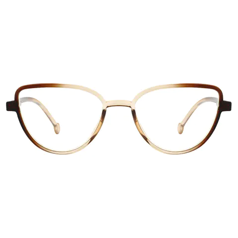 Cat-eye Brown Reading Glasses