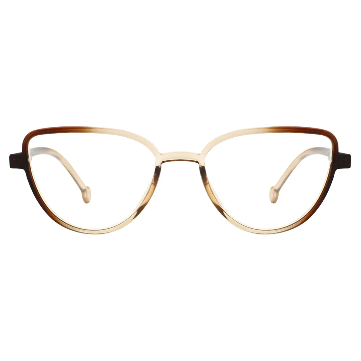 Cat-eye Brown Reading Glasses