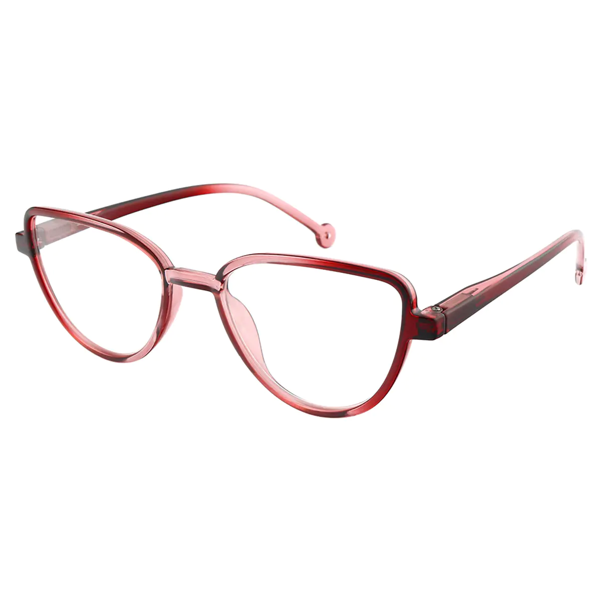 Cat-eye Red Reading Glasses