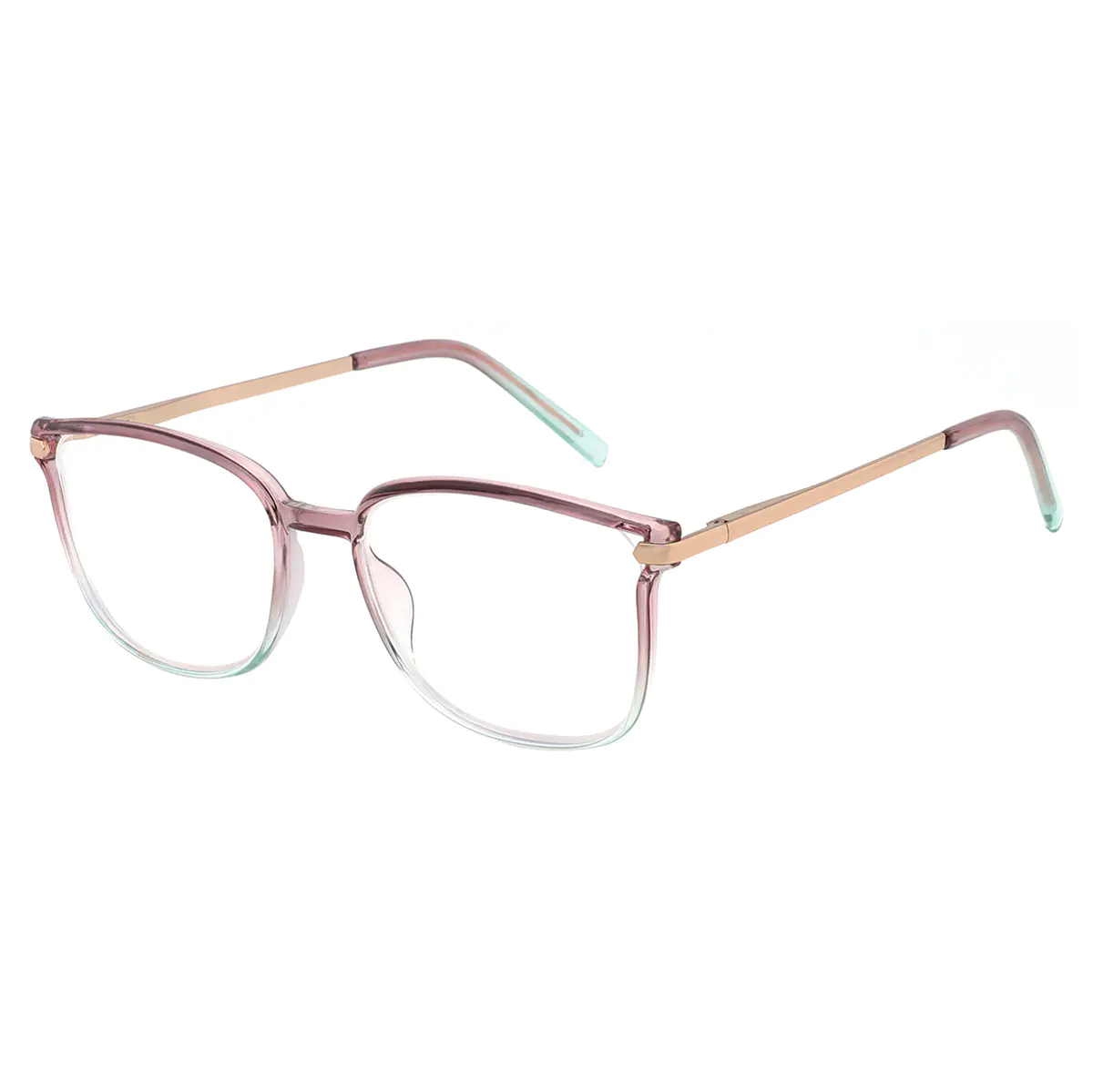 Square Pink Reading Glasses