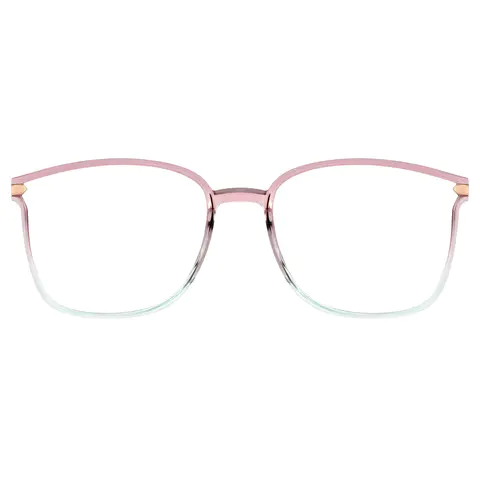 Square Pink Reading Glasses