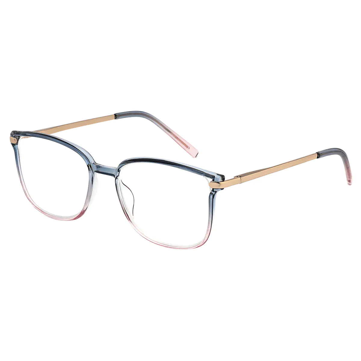 Square Blue Reading Glasses