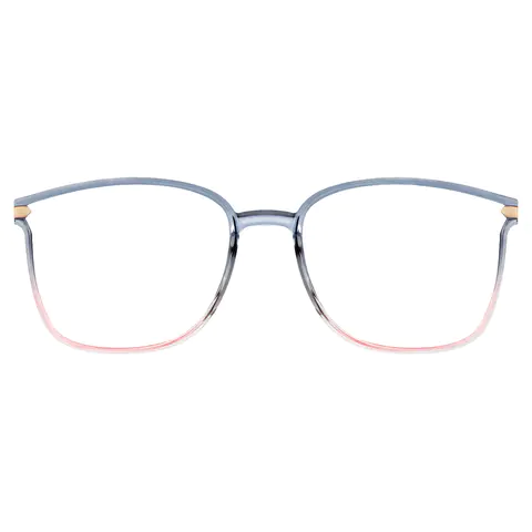 Square Blue Reading Glasses