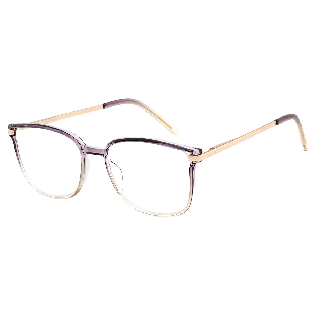 Square Purple Reading Glasses