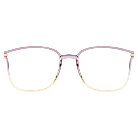 Square Purple Reading Glasses