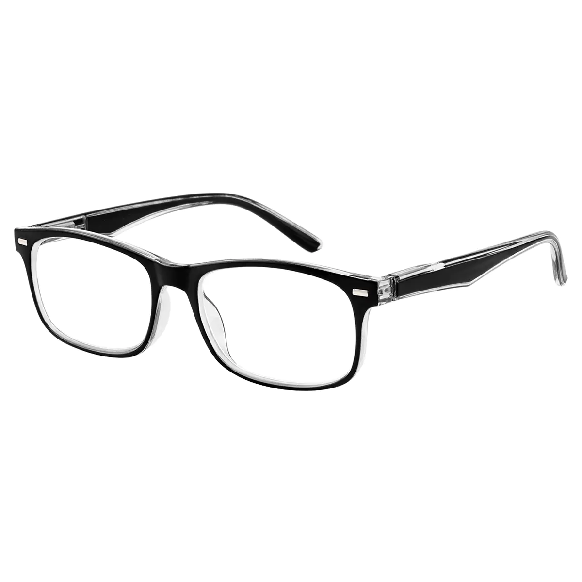 Rectangle Black Reading Glasses
