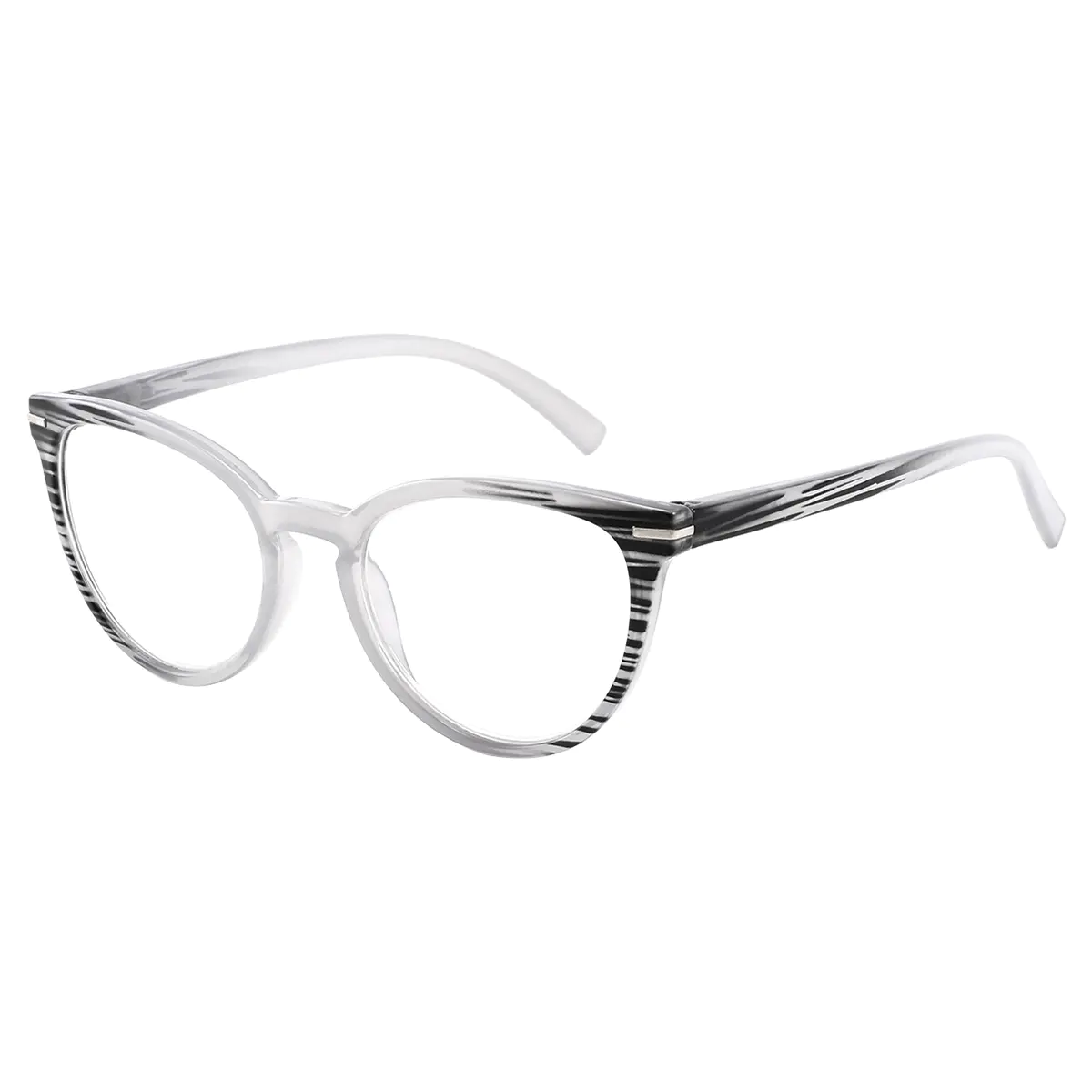 Cat-eye Grey Reading Glasses