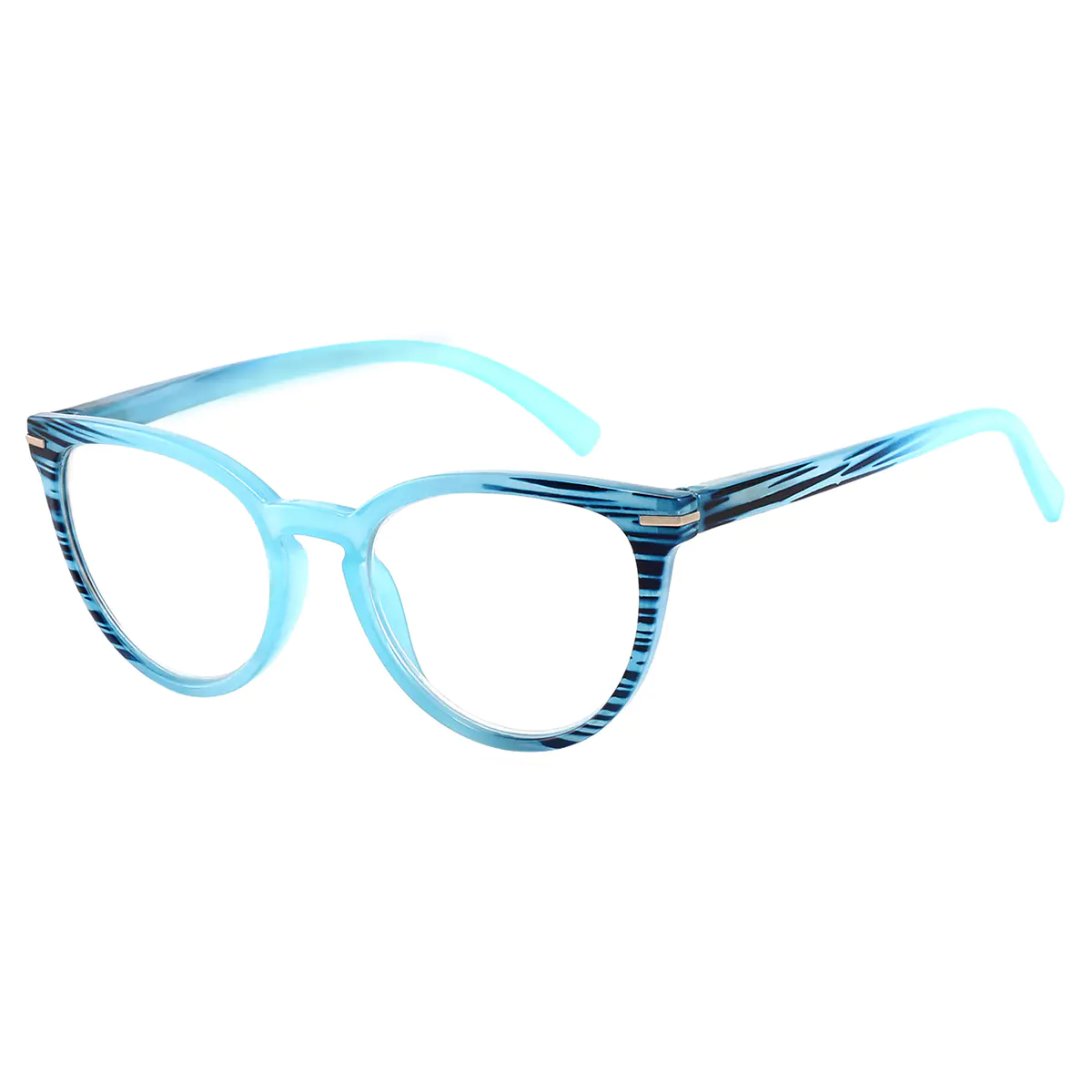 Cat-eye Blue Reading Glasses