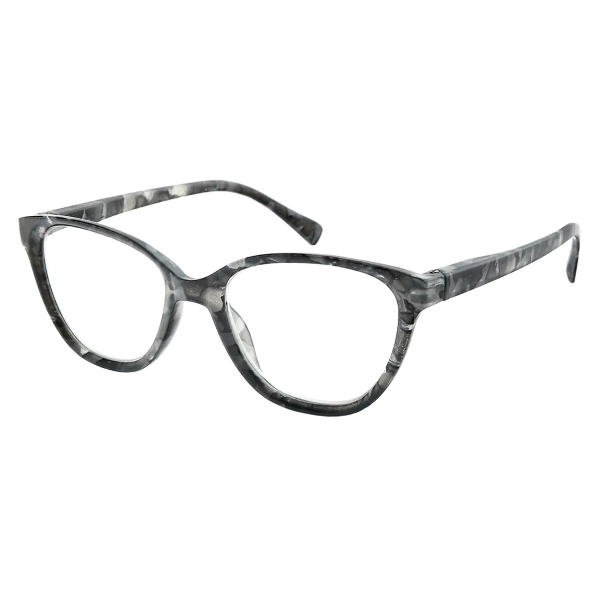 Cat-eye Black Reading Glasses