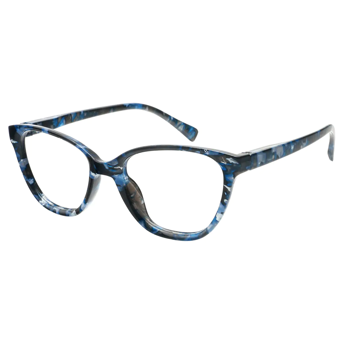 Cat-eye Blue Reading Glasses