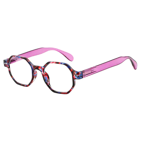 Geometric Tortoiseshell Reading Glasses
