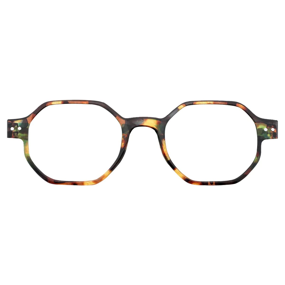 Geometric Tortoiseshell Reading Glasses