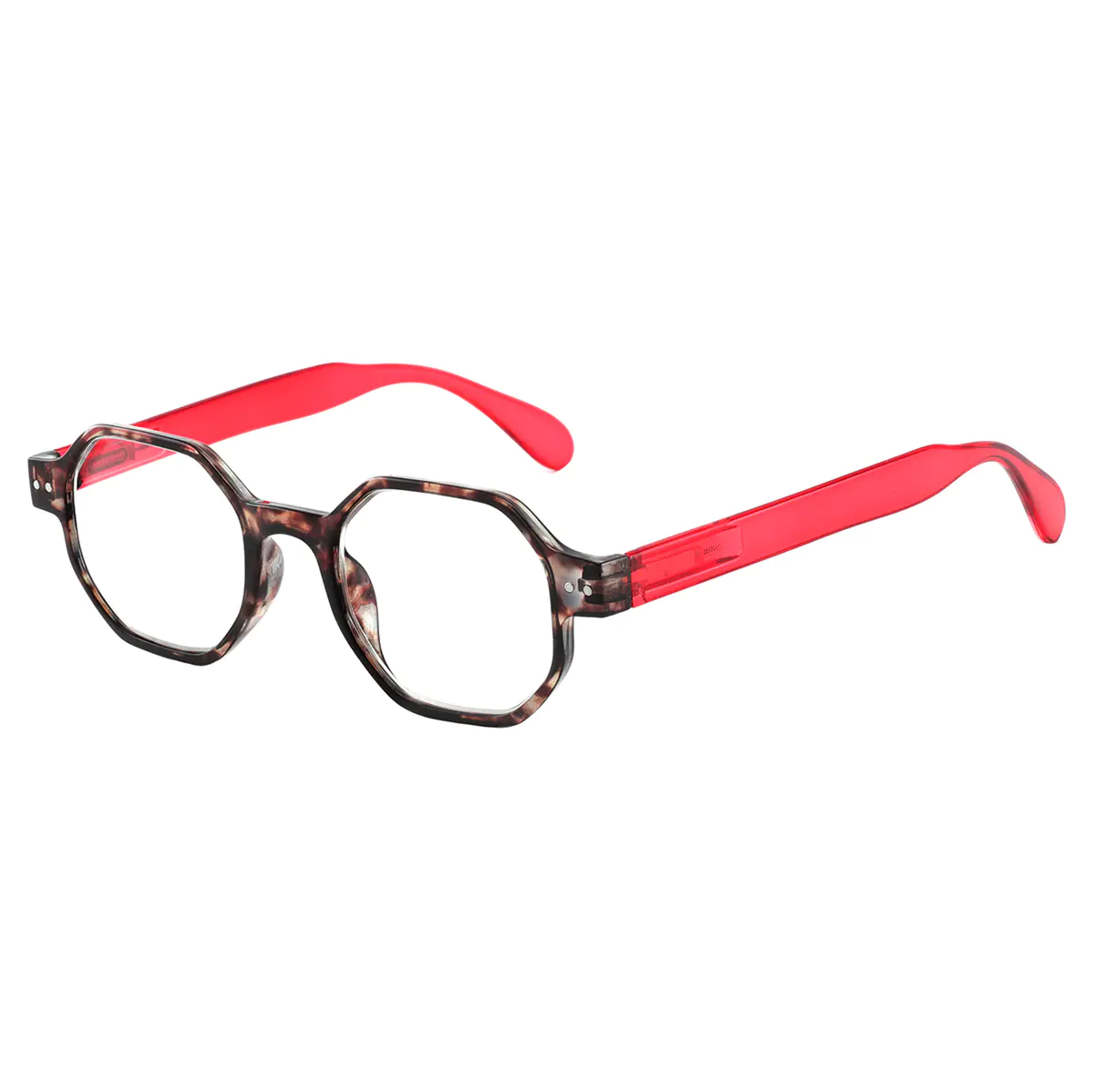 Geometric Tortoiseshell Reading Glasses