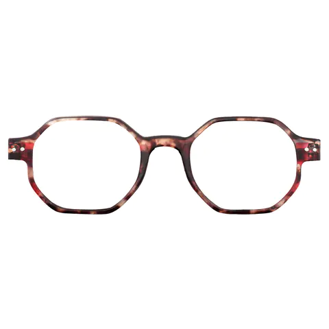 Geometric Tortoiseshell Reading Glasses