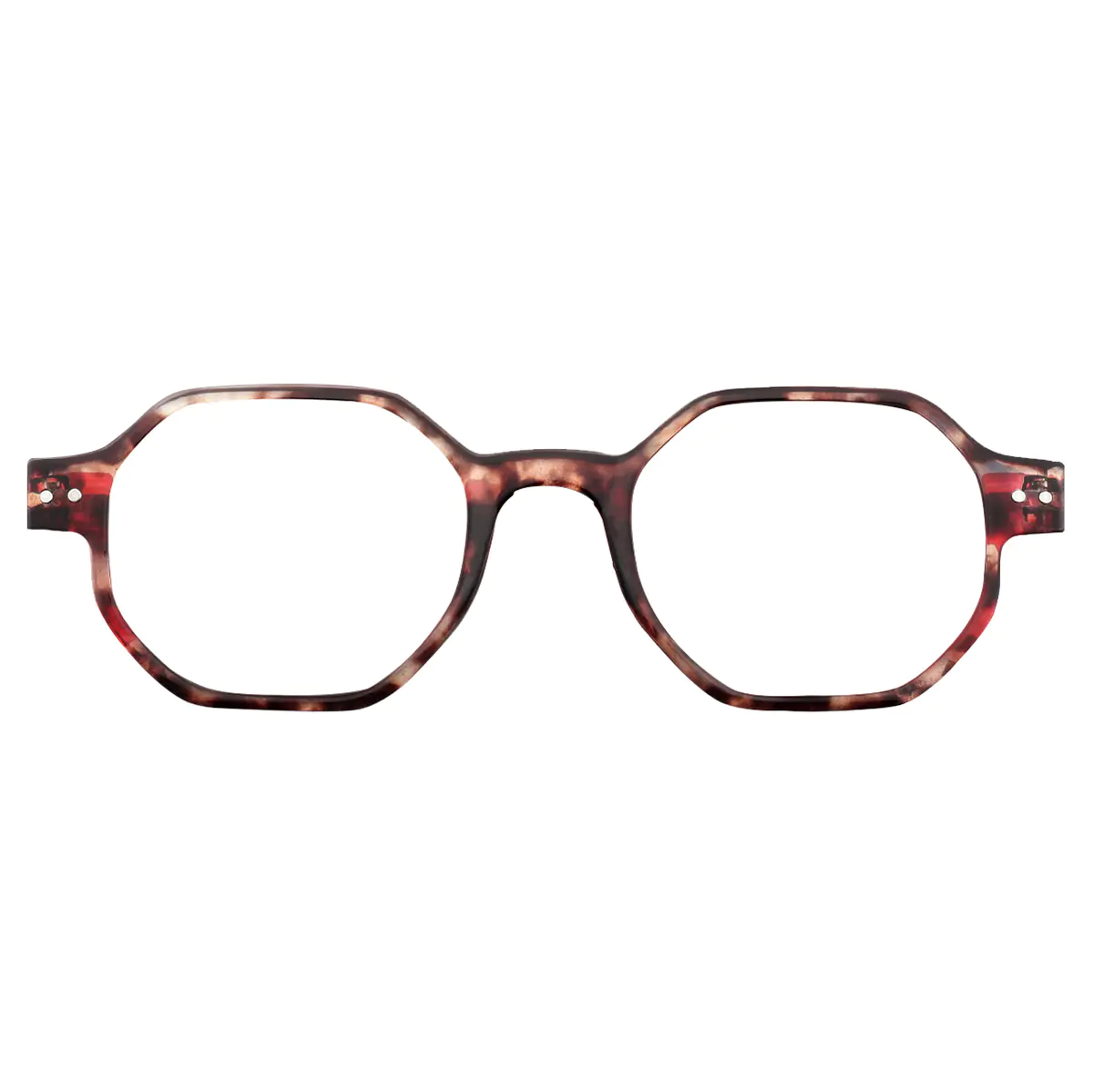 Geometric Tortoiseshell Reading Glasses