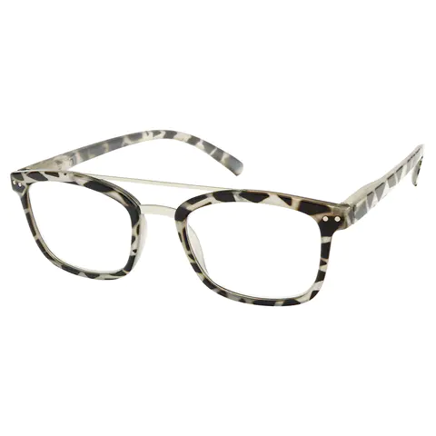 Aviator Grey Reading Glasses
