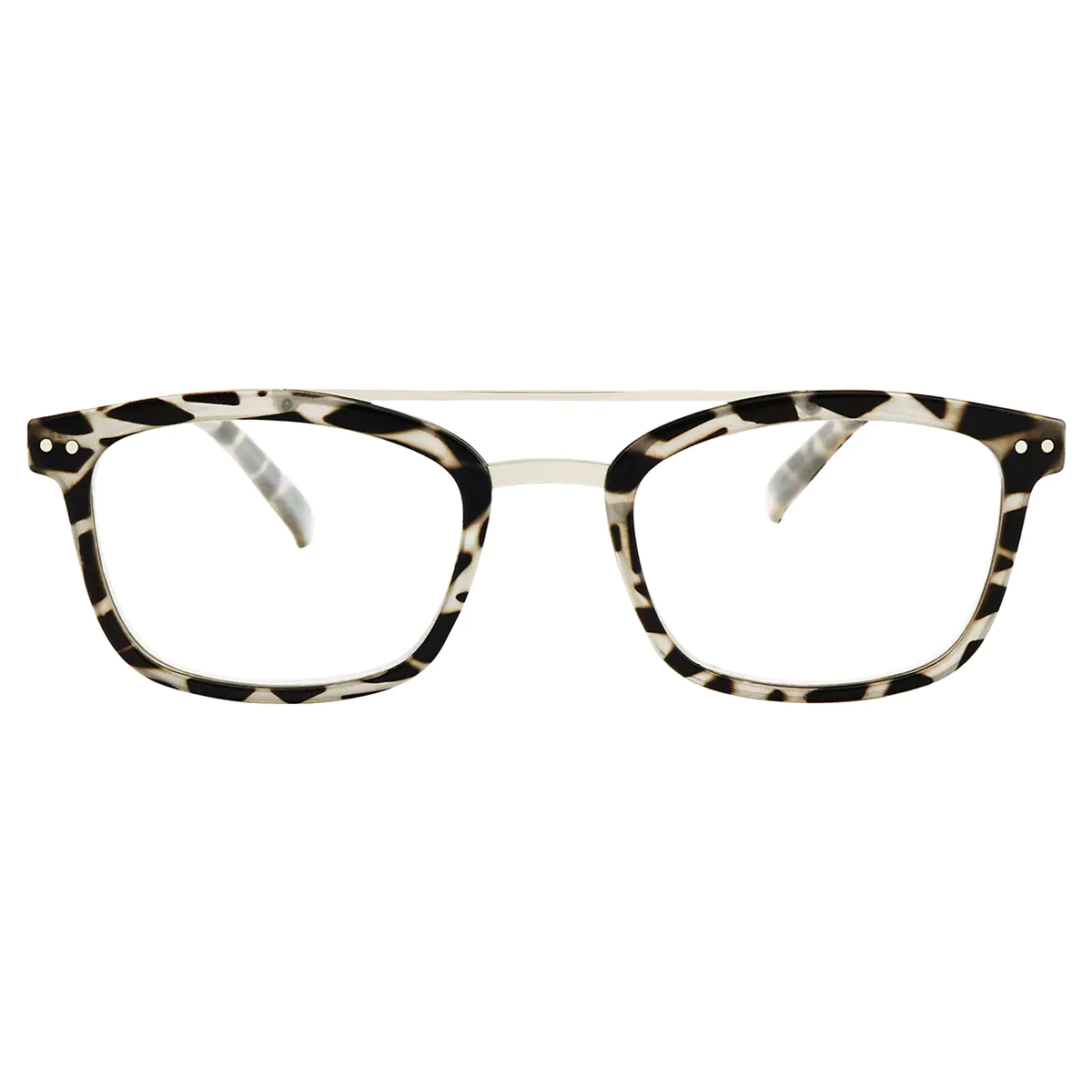 Aviator Grey Reading Glasses