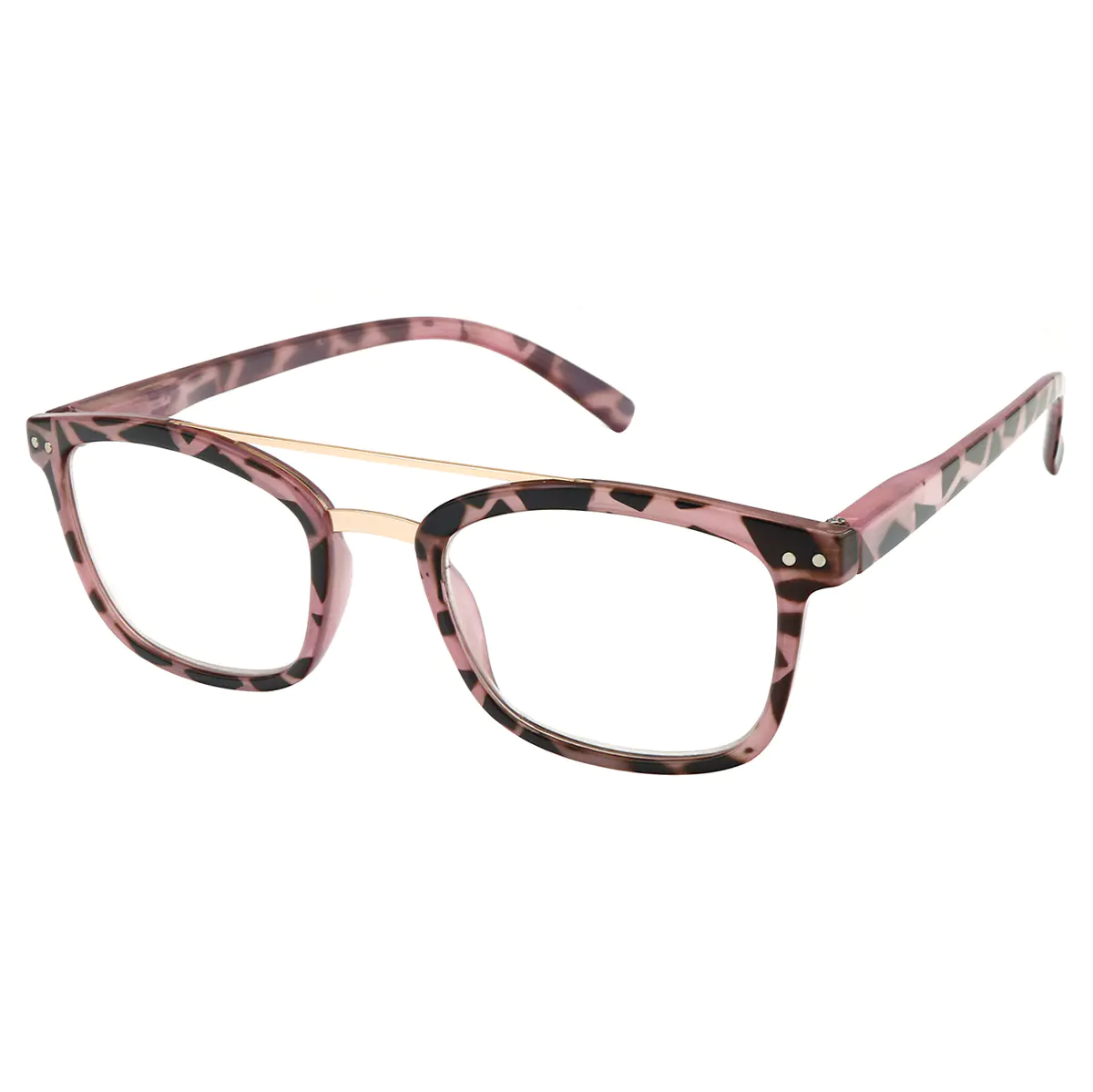Aviator Pink Reading Glasses