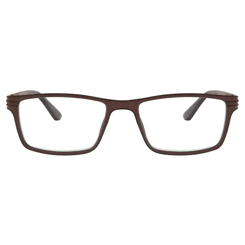 Rectangle Brown Reading Glasses
