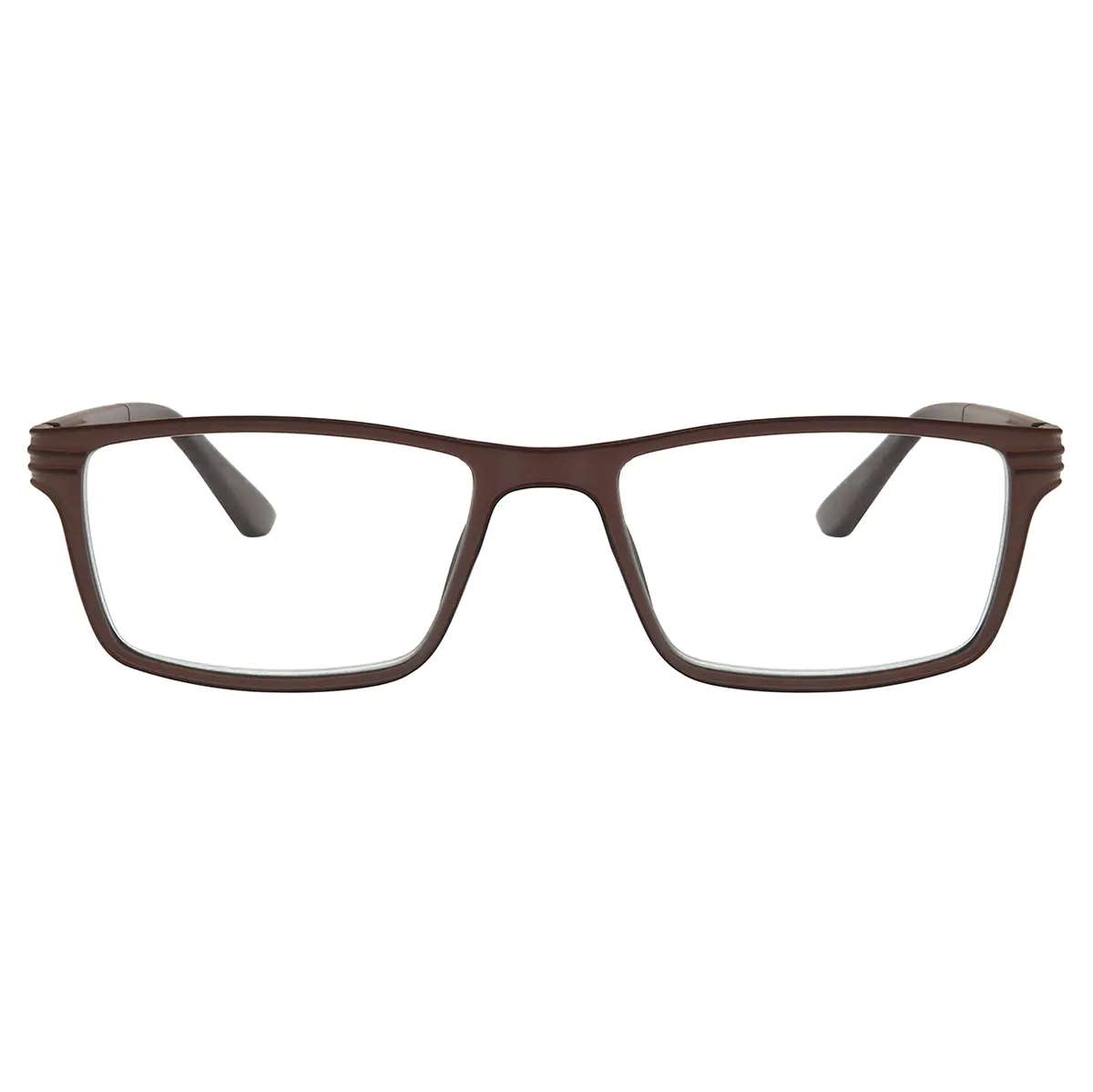 Rectangle Brown Reading Glasses