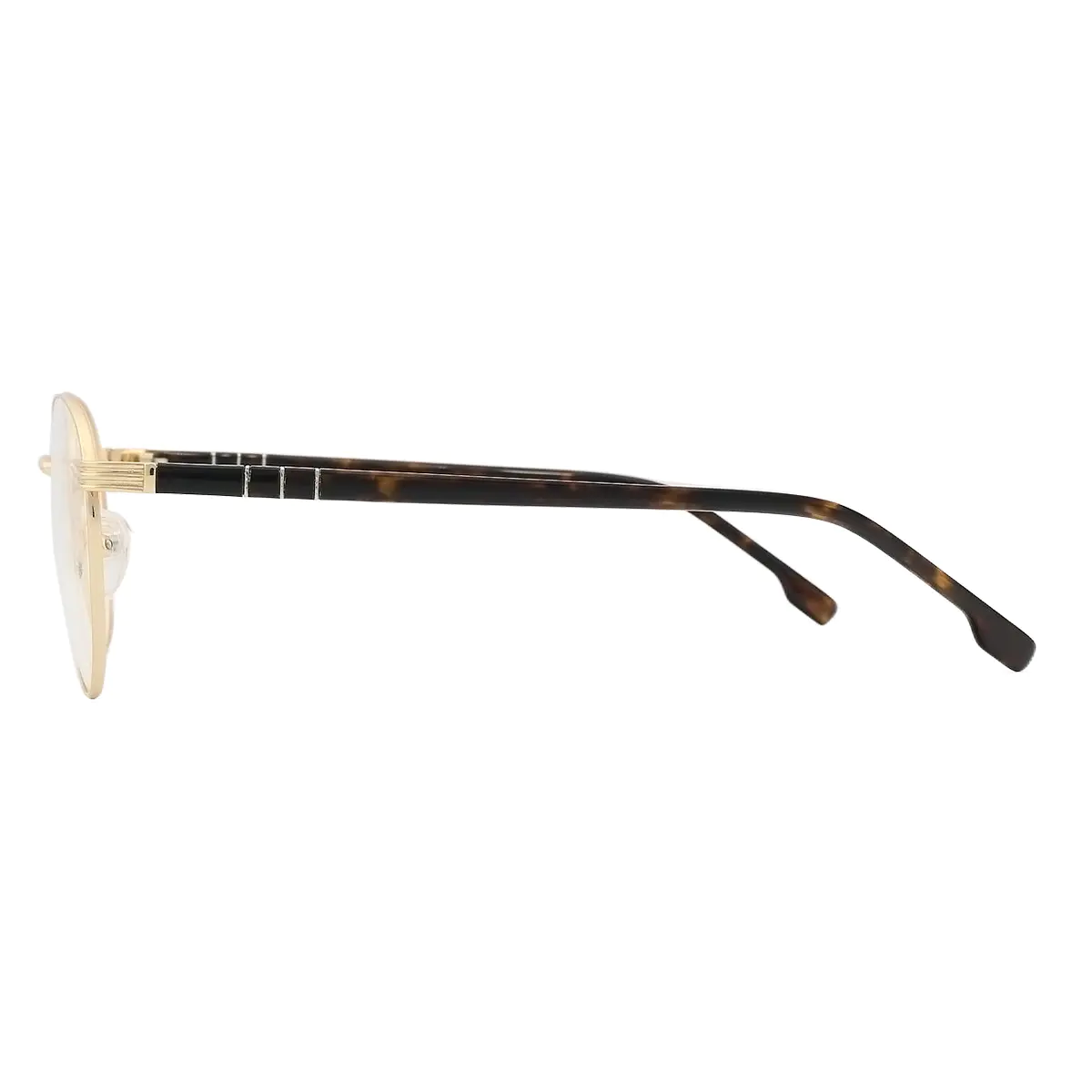 Oval Gold Eyeglasses
