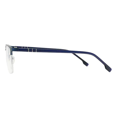 Rectangle Navy Blue Eyeglasses