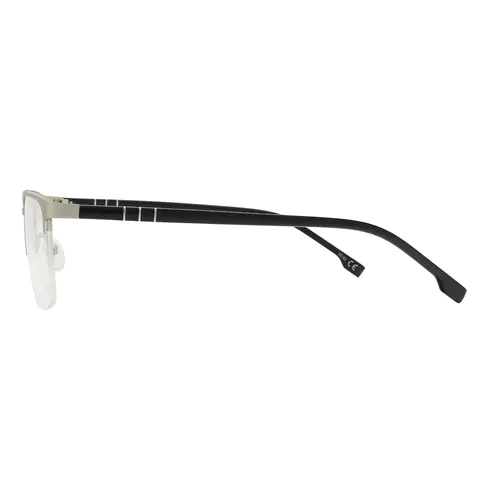 Rectangle Silver Eyeglasses