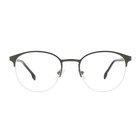 Oval Black Eyeglasses