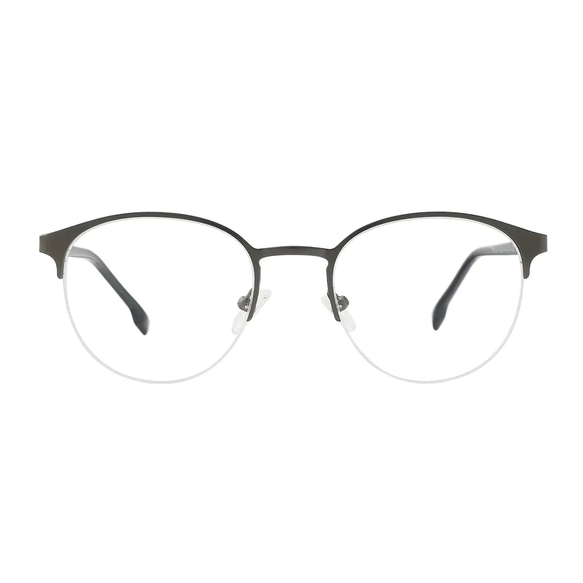 Oval Black Eyeglasses