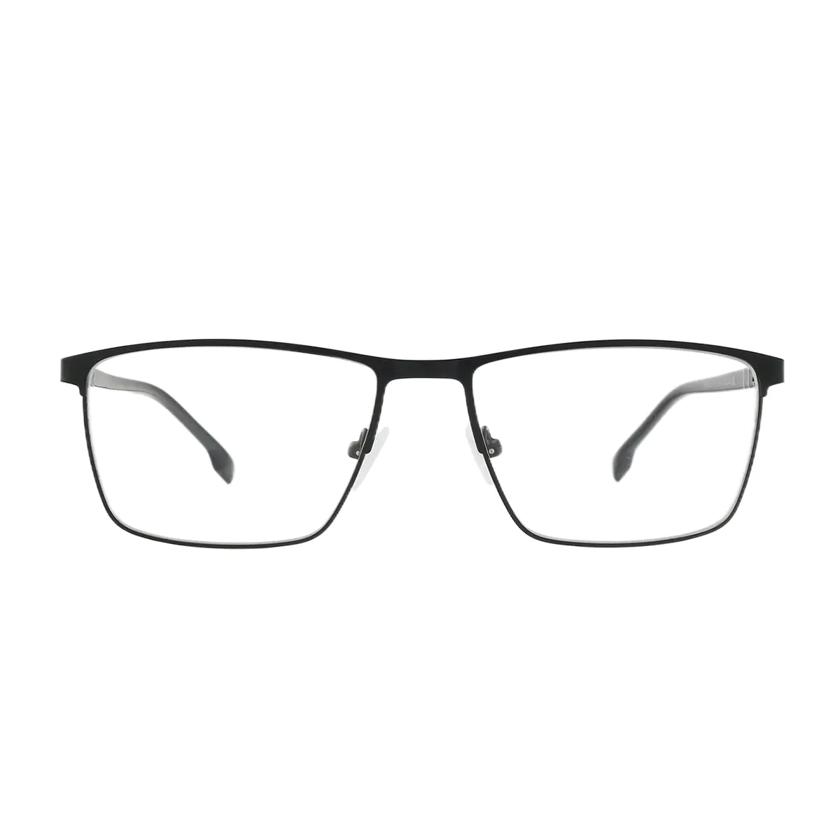 Rectangle Matte Black Eyeglasses
