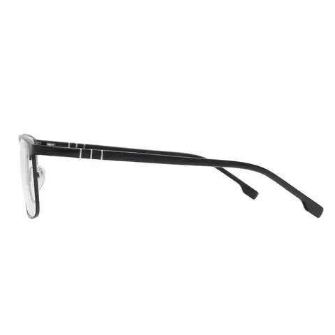 Rectangle Matte Black Eyeglasses
