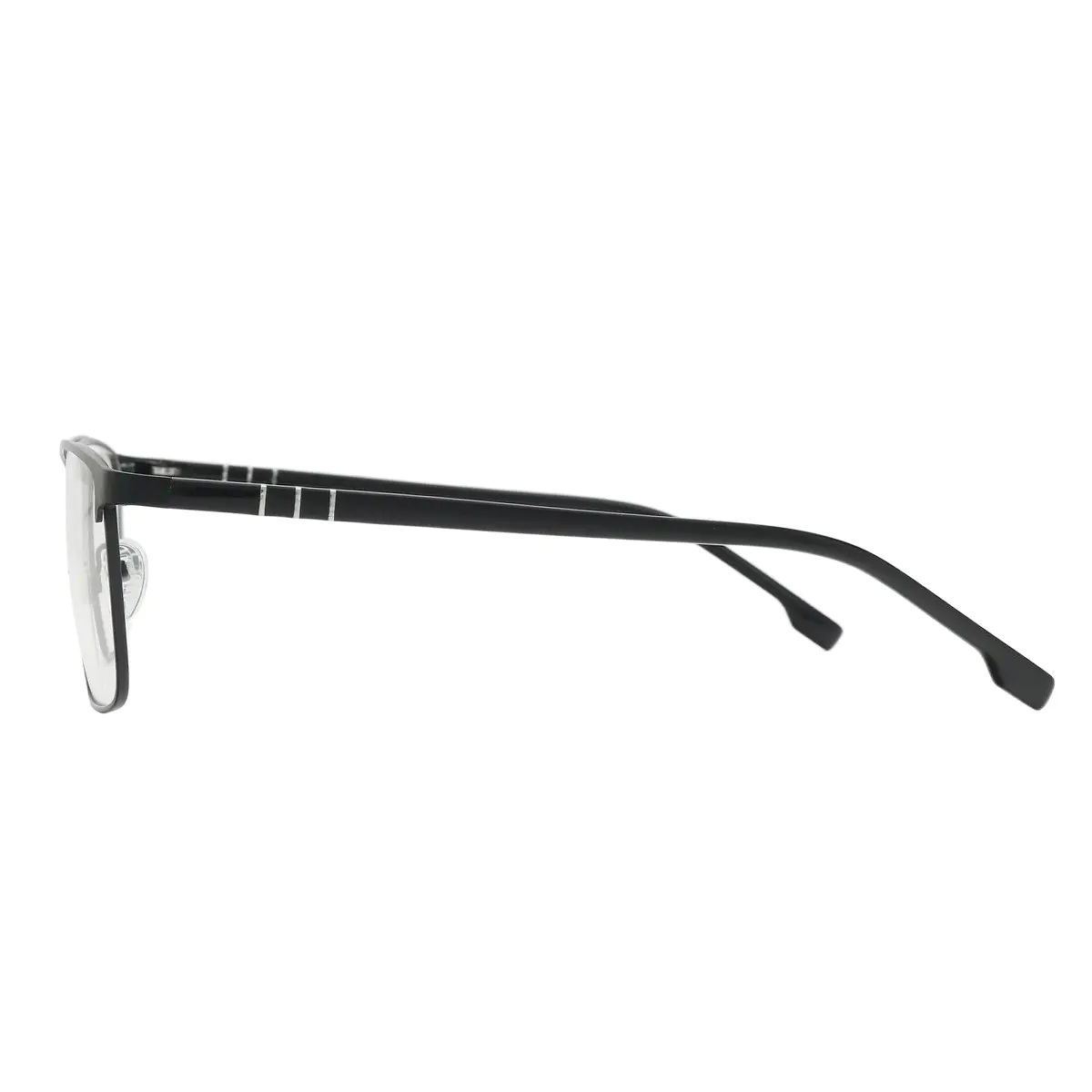 Rectangle Matte Black Eyeglasses