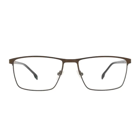 Rectangle Brown Eyeglasses